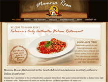 Tablet Screenshot of mammarosa.ca