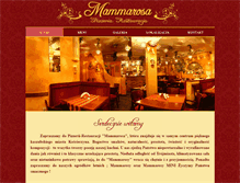 Tablet Screenshot of mammarosa.pl