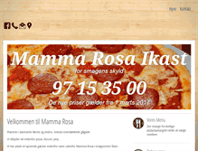 Tablet Screenshot of mammarosa.dk